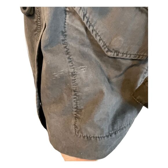 American Eagle Anorak‎ Utility Jacket Brown Full Zip Pockets Drawstring S - Picture 5 of 9